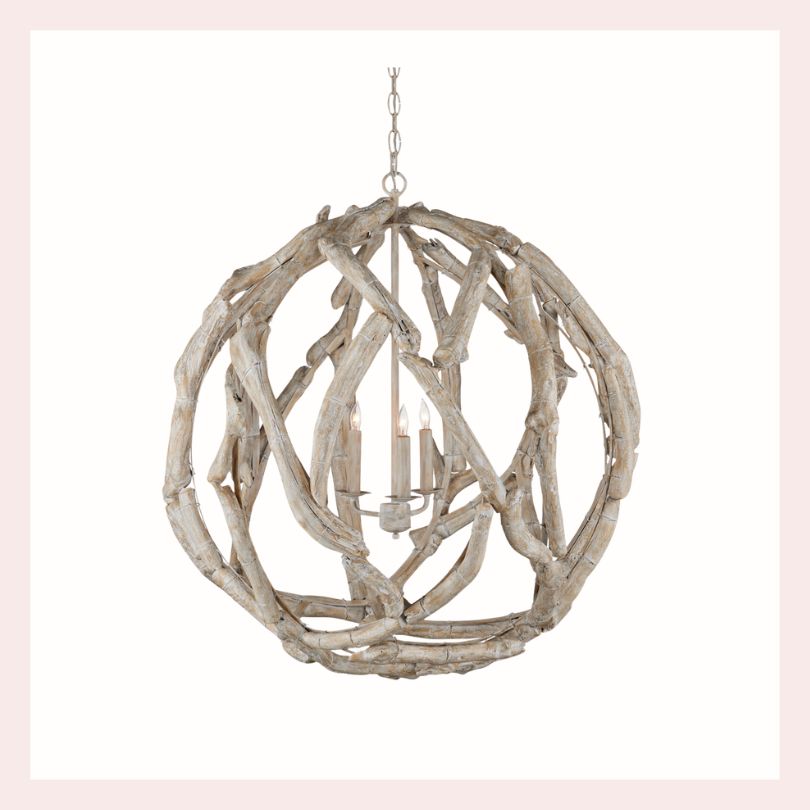 White Coral Branch Chandelier