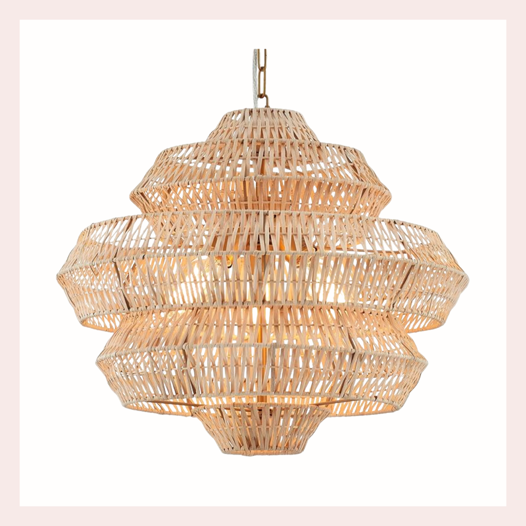 Rattan Chandelier